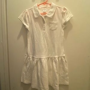 NWOT Old Navy School Uniform white dress polo 5T